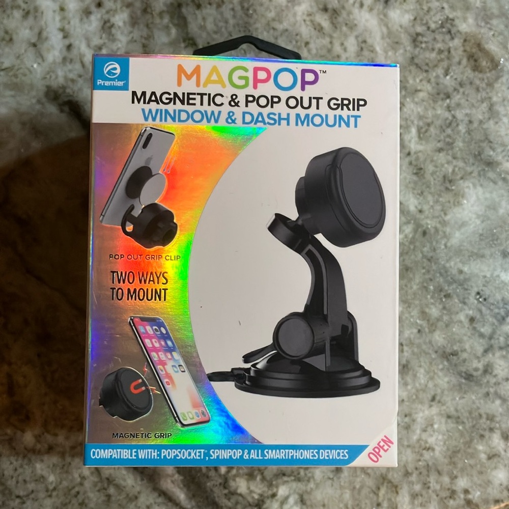 🍀Sale Premier MagPop Magnetic & Pop Out Grip Window & Dash Mount NEW